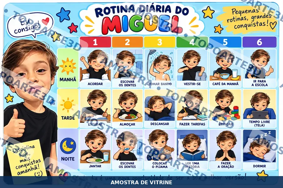 Minha rotina diária